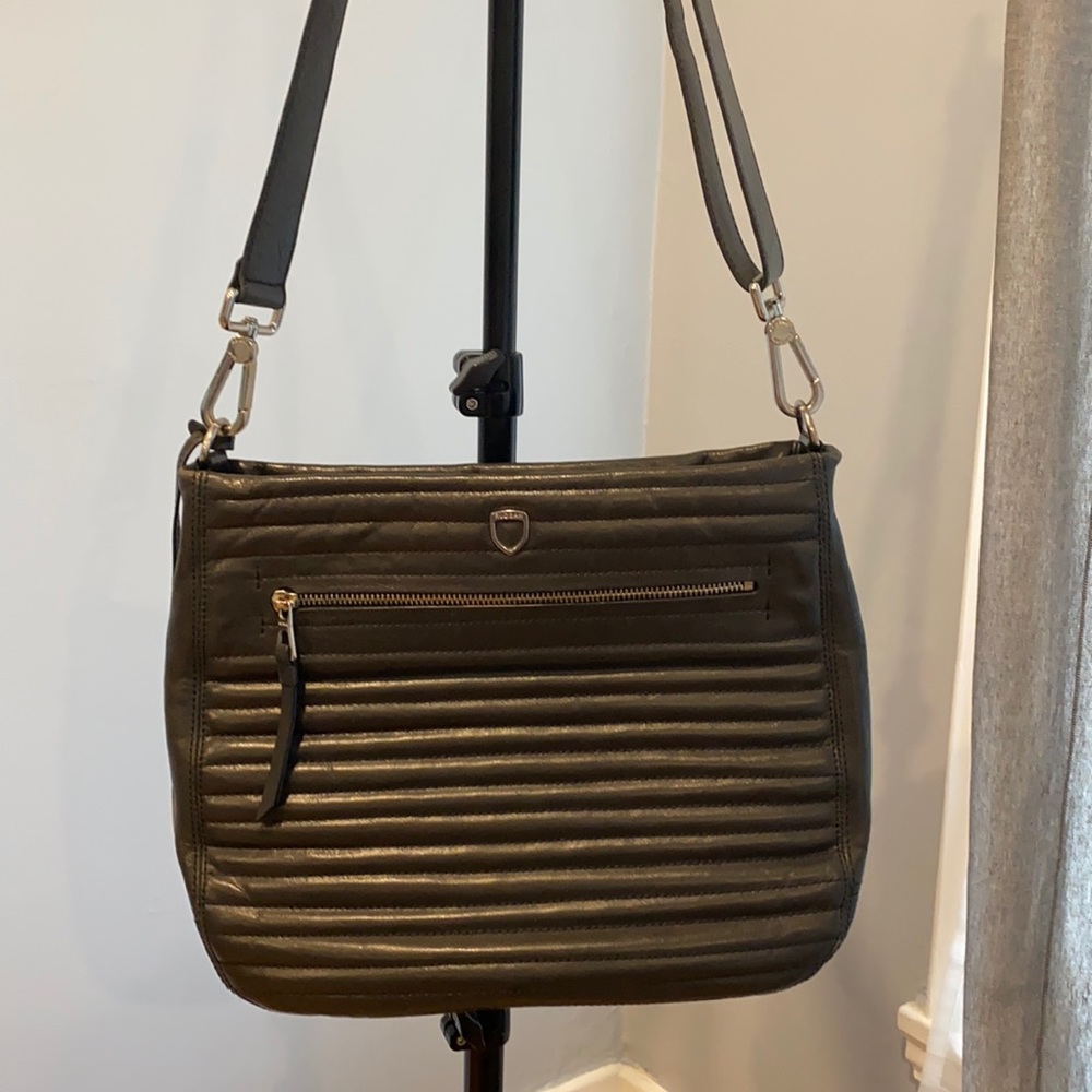 RUDSAK Black Quilted Crossbody Bag